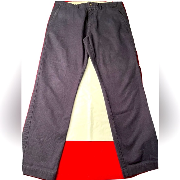 GRAYERS 34 blue PANTS CHINOS FLAT FRONT Cotton BLEND stretchy Soft mens chino 34 - Picture 1 of 11